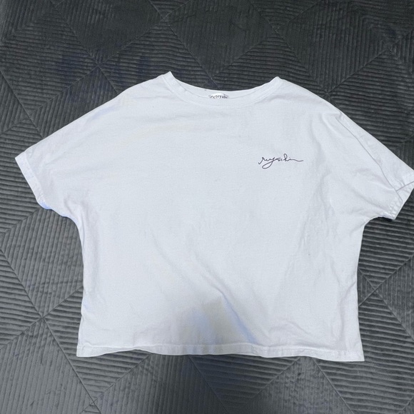 White Graphic Tee - Picture 1 of 2